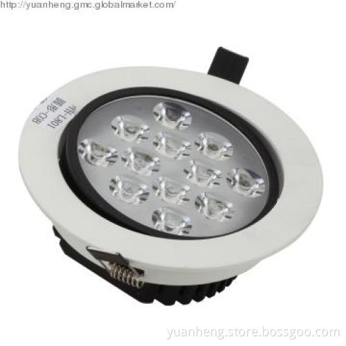 12W wire drawing of stainless steel ceiling lamp and LED down lamp